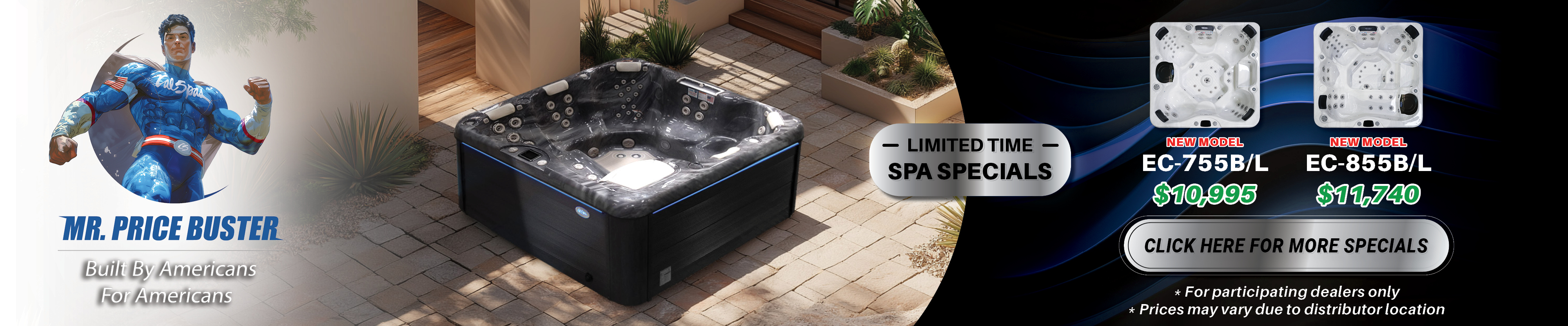 Calspas hot tub being used in a family setting - Farmingdale