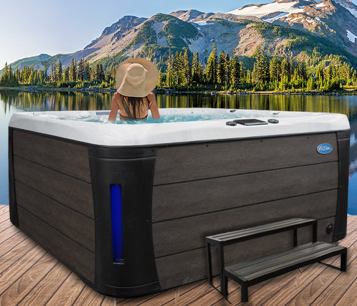 Calspas hot tub being used in a family setting - hot tubs spas for sale Farmingdale